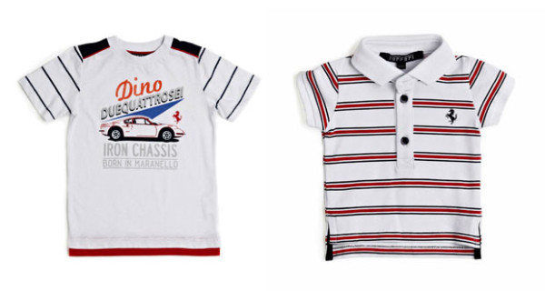 Ferrari Store Kids presenta polo e t-shirt con il Cavallino Rampante Ferrari Store Kids presenta polo e t-shirt con il Cavallino Rampante