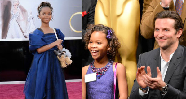 Oscar 2013, la piccola Quvenzhané Wallis sul red carpet in abito Giorgio Armani Oscar 2013, la piccola Quvenzhané Wallis sul red carpet in abito Giorgio Armani