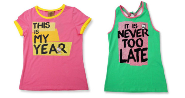 Colorate t-shirt e canotte di Hello Kitty per la primavera in arrivo Colorate t-shirt e canotte di Hello Kitty per la primavera in arrivo