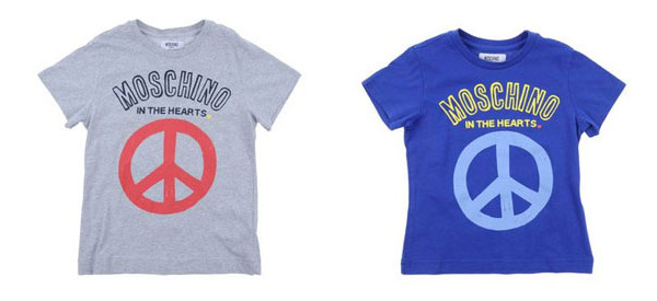Moschino in the hearts, le t-shirt per bambino della collezione PE 2013 Moschino in the hearts, le t-shirt per bambino della collezione PE 2013
