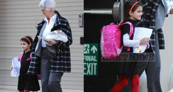 Il look di Suri Cruise: la figlia di Tom e Katie Holmes indossa un abito Bonpoint Il look di Suri Cruise: la figlia di Tom e Katie Holmes indossa un abito Bonpoint