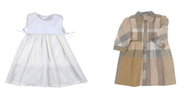 Burberry Baby, i vestitini per bambina perfetti per il battesimo. Prezzo Burberry Baby, i vestitini per bambina perfetti per il battesimo. Prezzo