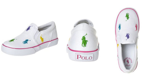Bal Harbour Repeat, le scarpe senza lacci per bambina di Ralph Lauren Bal Harbour Repeat, le scarpe senza lacci per bambina di Ralph Lauren