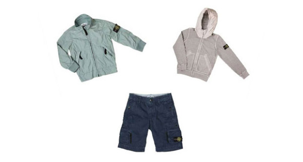 Il look firmato Stone Island per bambini avventurosi. Collezione PE 2013 Il look firmato Stone Island per bambini avventurosi. Collezione PE 2013