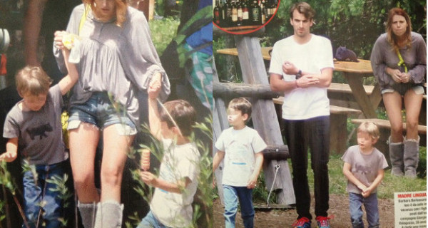 Barbara Berlusconi in vacanza con i figli Barbara Berlusconi in vacanza con i figli