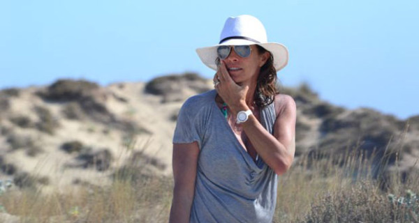 Cristina Parodi parte per le vacanze con i figli Cristina Parodi parte per le vacanze con i figli