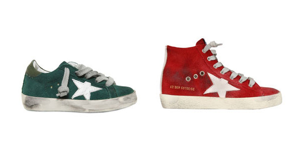 Golden Goose: le sneakers in camoscio per bambini dall’effetto vintage Golden Goose: le sneakers in camoscio per bambini dall’effetto vintage