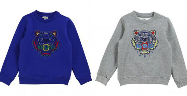 Le tigri di Kenzo protagoniste anche della collezione per bambini Le tigri di Kenzo protagoniste anche della collezione per bambini
