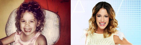 Martina Stoessel, alias Violetta, quando era piccola Martina Stoessel, alias Violetta, quando era piccola