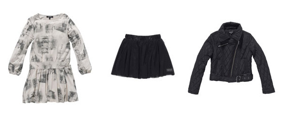 Collezione Autunno Inverno 2013 di DKNY per bambine rock Collezione Autunno Inverno 2013 di DKNY per bambine rock