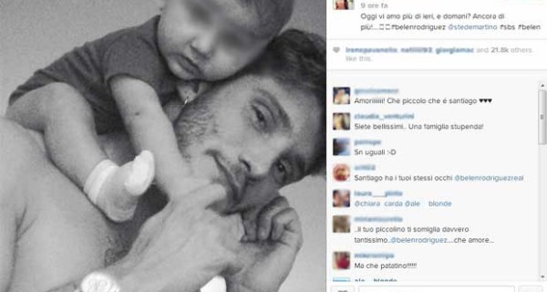 Belen sempre più innamorata di Stefano e Santiago: “Oggi vi amo più di ieri” Belen sempre più innamorata di Stefano e Santiago: “Oggi vi amo più di ieri”
