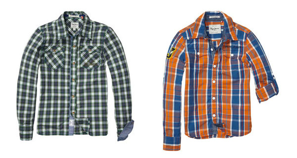 Tendenze moda autunno 2013: la camicia a quadri. I modelli di Pepe Jeans London Tendenze moda autunno 2013: la camicia a quadri. I modelli di Pepe Jeans London