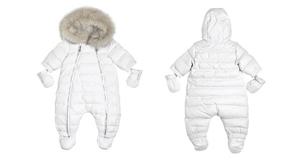 Piumino in techno nylon di Baby Dior: perfetto per neonati chic! Piumino in techno nylon di Baby Dior: perfetto per neonati chic!