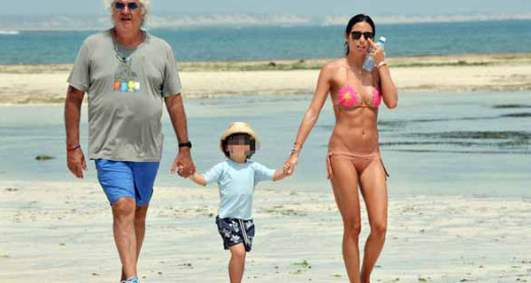Elisabetta Gregoraci pronta a scappare in Kenya con Flavio Briatore e Nathan Falco Elisabetta Gregoraci pronta a scappare in Kenya con Flavio Briatore e Nathan Falco