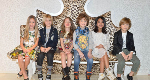 Roberto Cavalli Junior presenta a Pitti Bimbo la nuova collezione con Simona Ventura Roberto Cavalli Junior presenta a Pitti Bimbo la nuova collezione con Simona Ventura