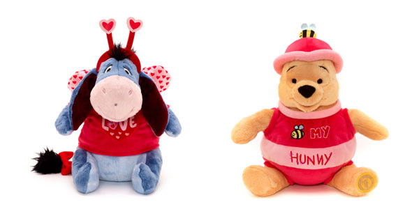 Peluche di Winnie The Pooh e Ih-Oh by Disney Store dedicati a San Valentino Peluche di Winnie The Pooh e Ih-Oh by Disney Store dedicati a San Valentino