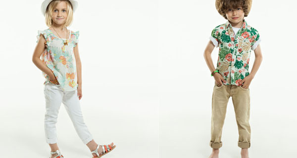Pepe Jeans London, collezione kids Primavera Estate 2014: stampe floreali e colori vivaci Pepe Jeans London, collezione kids Primavera Estate 2014: stampe floreali e colori vivaci