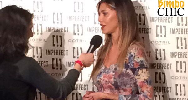 Belen Rodriguez, mamma e stilista, sfila per Imperfect. Foto esclusive del backstage Belen Rodriguez, mamma e stilista, sfila per Imperfect. Foto esclusive del backstage