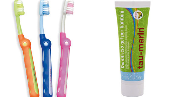 Dentifricio e spazzolino per bambini: ecco le proposte di Tau Marin Dentifricio e spazzolino per bambini: ecco le proposte di Tau Marin