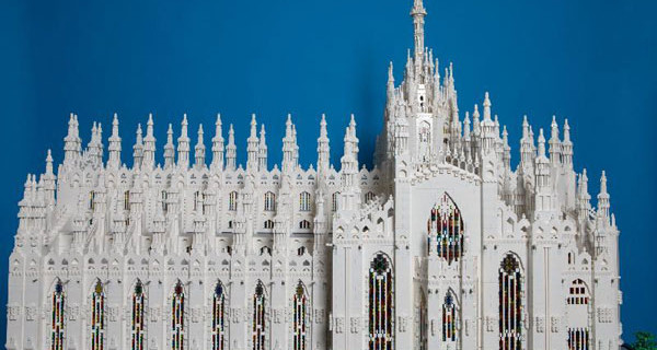 Il Duomo di Milano realizzato con i Lego verrà esposto da domani nella capitale lombarda Il Duomo di Milano realizzato con i Lego verrà esposto da domani nella capitale lombarda