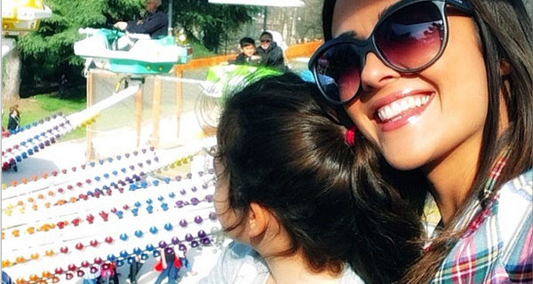 Giorgia Palmas: una mamma al settimo cielo con la piccola Sofia Giorgia Palmas: una mamma al settimo cielo con la piccola Sofia