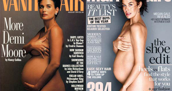 Megan Gale come Demi Moore e le altre: posa nuda con il pancione su Marie Claire Megan Gale come Demi Moore e le altre: posa nuda con il pancione su Marie Claire