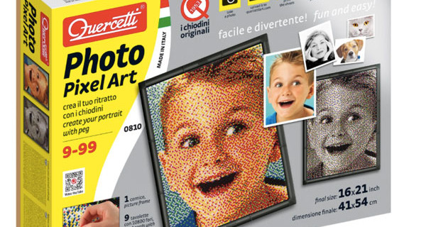 Le tue foto su Pixel Art: Quercetti presenta il perfetto regalo di Natale Le tue foto su Pixel Art: Quercetti presenta il perfetto regalo di Natale