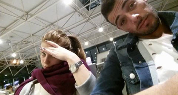 Aldo Palmeri e Alessia Cammarota bloccati in aeroporto. Ecco cos’è successo Aldo Palmeri e Alessia Cammarota bloccati in aeroporto. Ecco cos’è successo