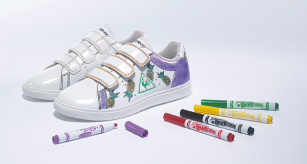 Scrivere sulle scarpe non è più un problema con il nuovo modello le coq sportif Scrivere sulle scarpe non è più un problema con il nuovo modello le coq sportif