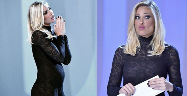 Ilary Blasi ieri sera a Le Iene: abito troppo esagerato per il quinto mese di gravidanza? Ilary Blasi ieri sera a Le Iene: abito troppo esagerato per il quinto mese di gravidanza?