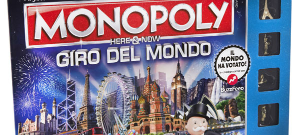 Arriva la prima edizione del Monopoly Giro del Mondo: le città scelte dal web Arriva la prima edizione del Monopoly Giro del Mondo: le città scelte dal web