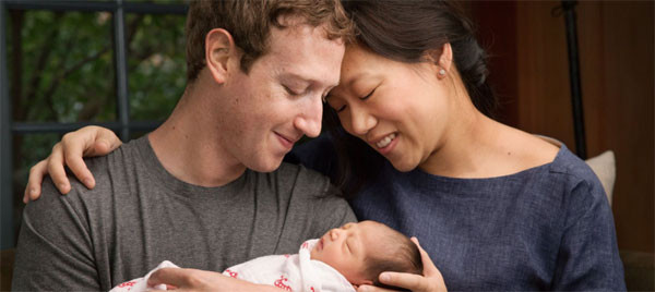 Mark Zuckerberg diventa papà e dona le azioni di Facebook: la lettera per la figlia Max Mark Zuckerberg diventa papà e dona le azioni di Facebook: la lettera per la figlia Max