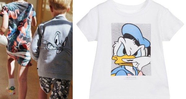 Pazzi per i cartoons! Moda bimbo divertente Pazzi per i cartoons! Moda bimbo divertente