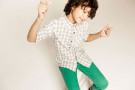 Camicia a quadri e pantaloni stretti colorati, il look firmato Zara Kids