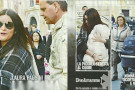 Laura Pausini in giro per Roma con la piccola Paola [Foto]