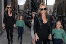 Il look di Kate Moss e la figlia Lila Grace a Londra