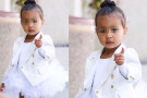 Il look scelto da Kim Kardashian per la sua bambina, la piccola North West