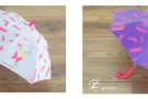 Abracadaombrello, l’ombrello magico per bambini che cambia colore sotto la pioggia