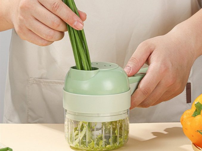 Un taglia verdure elettrico perfetto per far mangiare sano vostro figlio