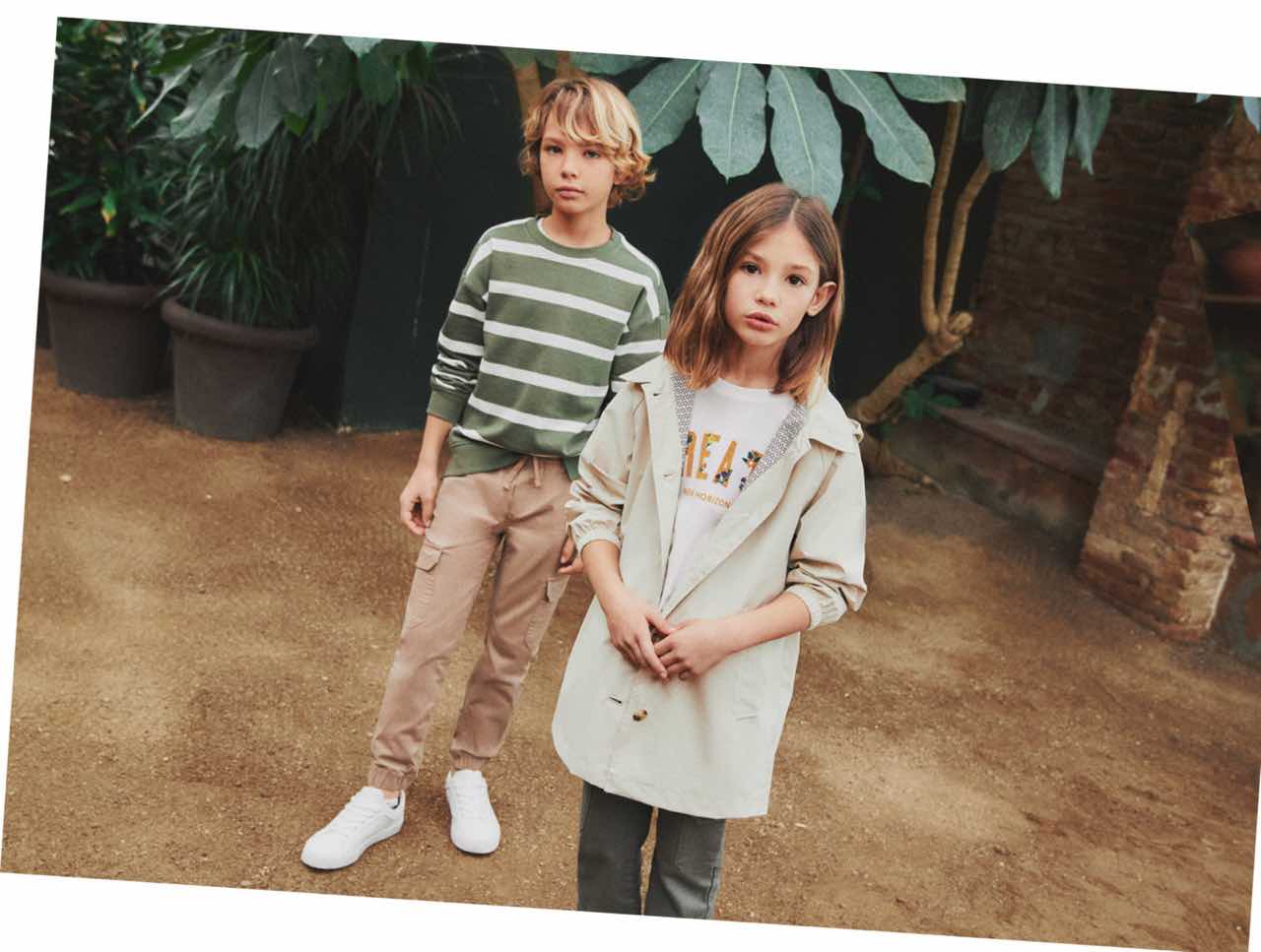 Mango Kids look moderno e stiloso per i bambini