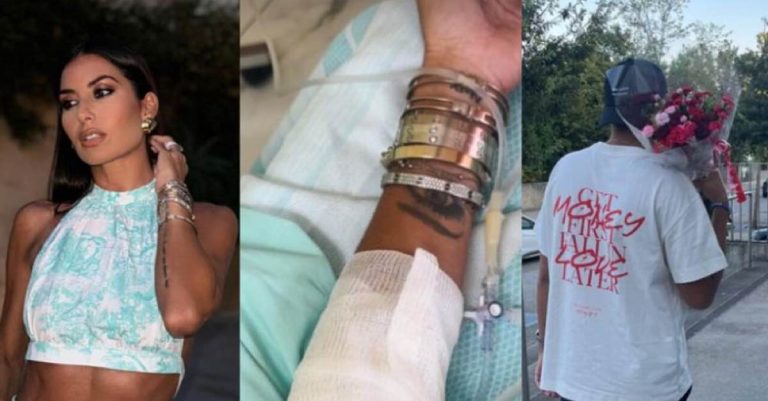 Elisabetta Gregoraci ricoverata d'urgenza in ospedale, la flebo e il gesto bellissimo del figlio